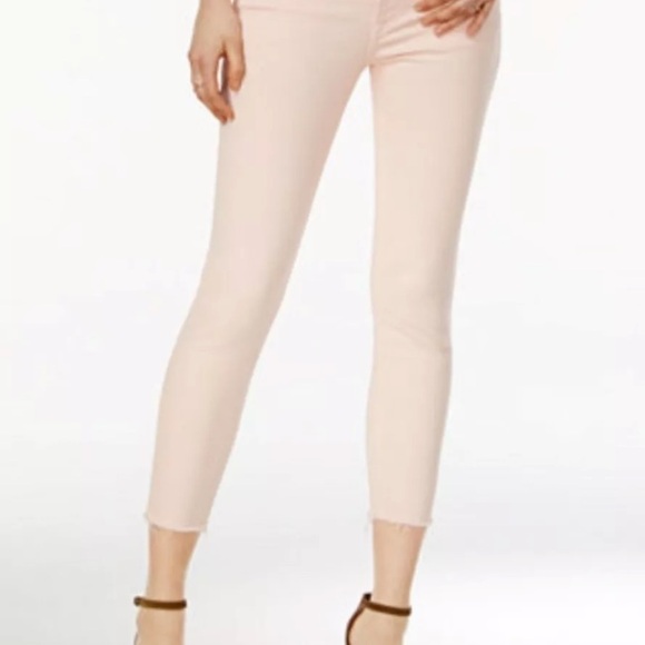 - DL 1961 Florence Instasculpt Cropped Light Pink Jeans… - Picture 2 of 11